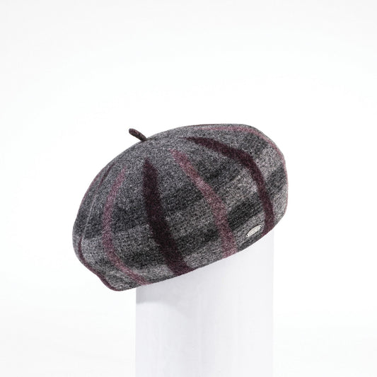 CANADIAN HAT  2600-CHARCOAL-BURGUNDY M  
