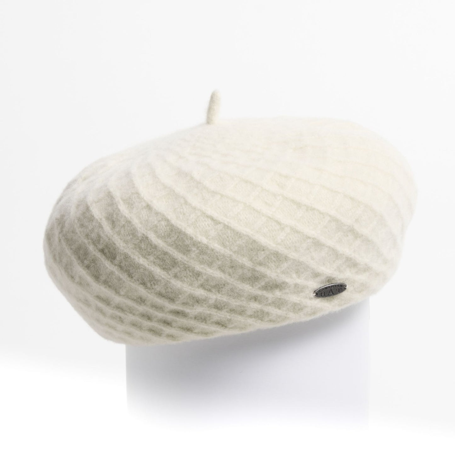 BRITNI - TEXTURED WOOLEN BERET HAT