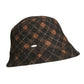 CAMIYAH - JACQUARD PLAID CLOCHE HAT