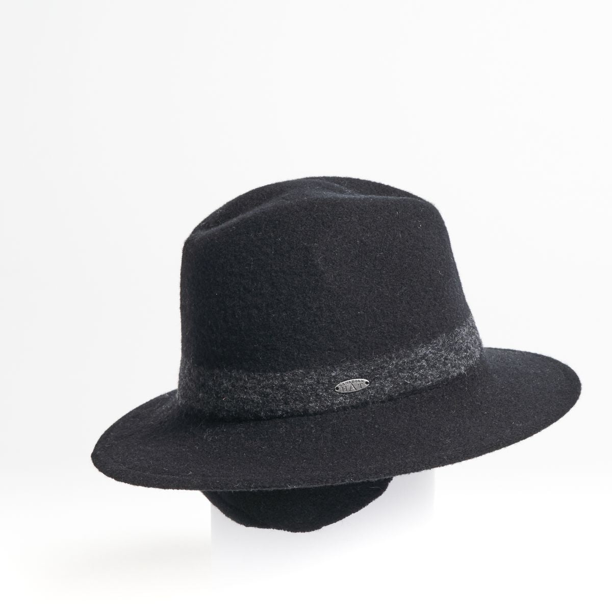 FERLAND E - SOFT FEDORA HAT WITH EARFLAP