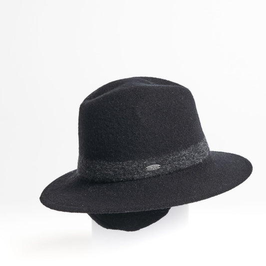 FERLAND E - SOFT FEDORA HAT WITH EARFLAP