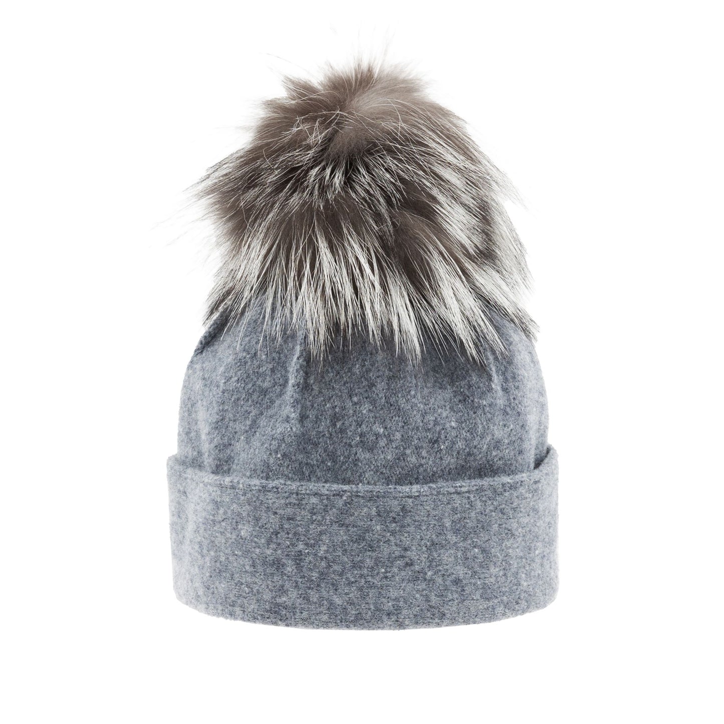 ORWEL-P ORMOS PLEATED BEANIE W UPCYCLED FUR POM
