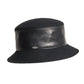 BALLIC - PACKABLE BUCKET HAT WITH LEATHER CROWN