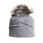 CANADIAN HAT  8200-HEATHER-GREY OS BEANIES 