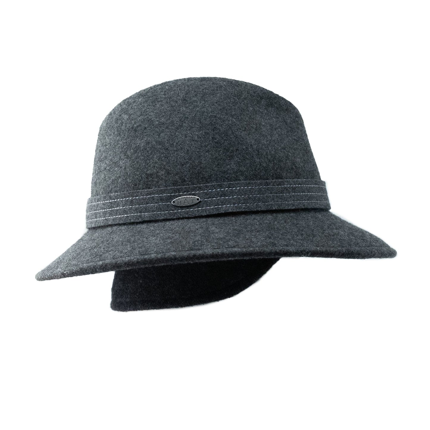 FLORIA E - FEDORA HAT W EARFLAP
