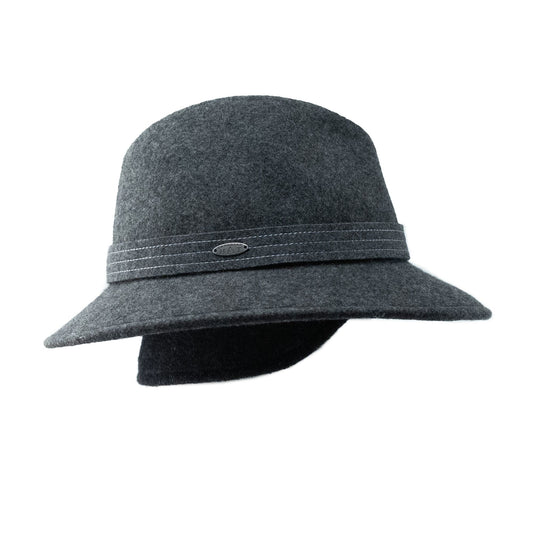 FLORIA E - FEDORA HAT W EARFLAP