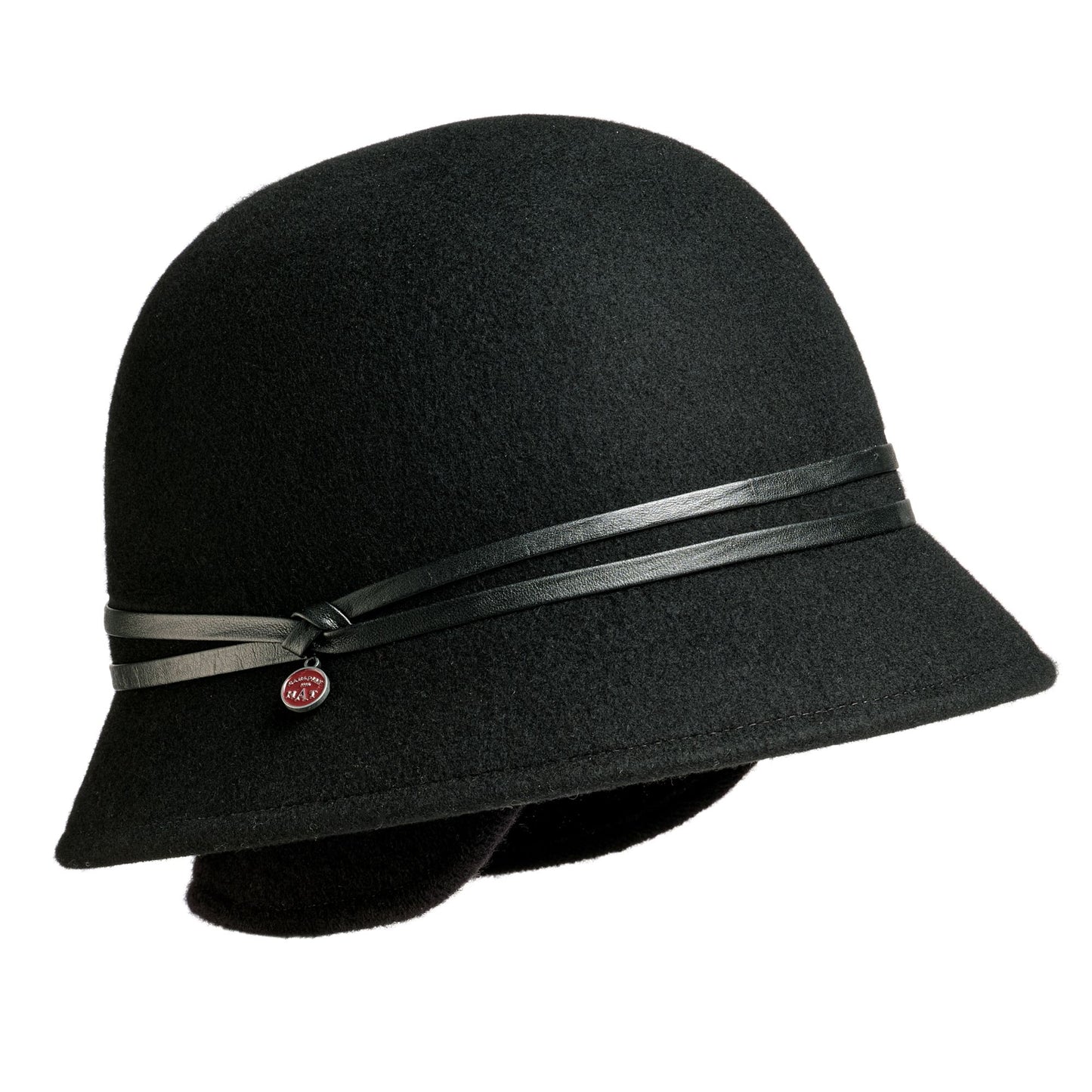 CARLA E - SMALL CLOCHE HAT WITH EARFLAP