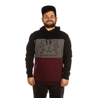 CHROMAG APPAREL  BLK-CHAR DARK BRICK HEATHER S  