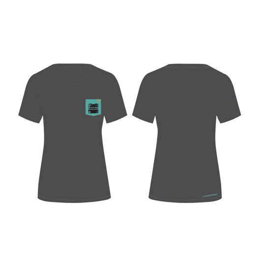 CHROMAG APPAREL  Charcoal Heather-Turquoise XL 2024 Technical Gear 