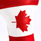Canada driver cover featuring a textured design with a prominent maple leaf emblem.