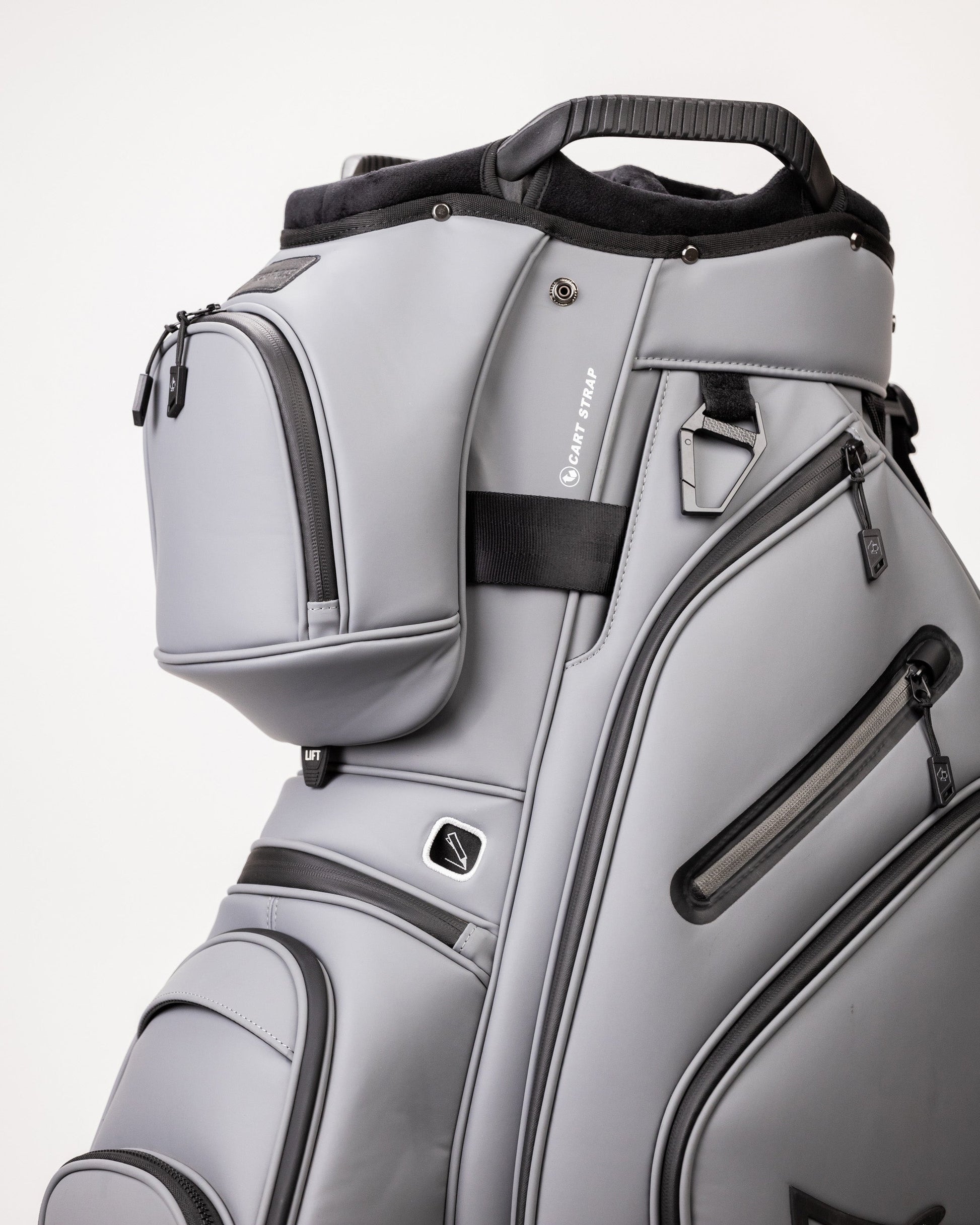 Player Preferred™ Cart Bag in Flat Ash with multiple pockets and adjustable straps.