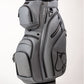 Player Preferred™ Cart Bag in Flat Ash color, featuring multiple pockets and a durable design, ideal for golf carts.