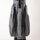 Player Preferred™ Cart Bag in Flat Ash, showcasing a sleek design with multiple storage pockets and padded straps.
