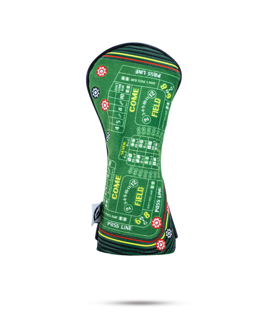 Craps Hybrid Cover, featuring a vibrant design for casino table protection.