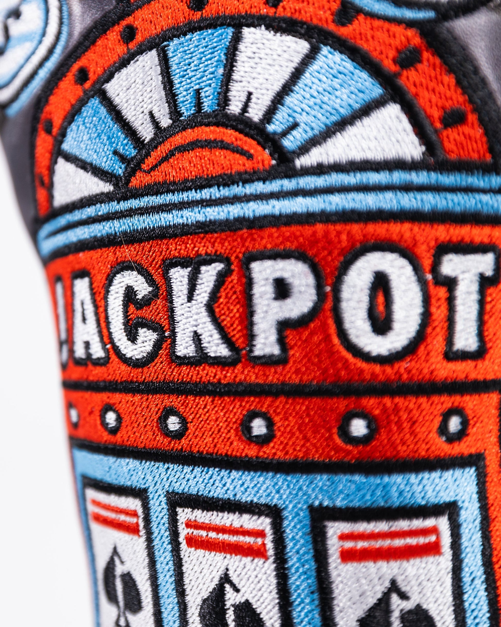 "Slots Fairway Cover featuring a vibrant casino-themed design with slot machine graphics."