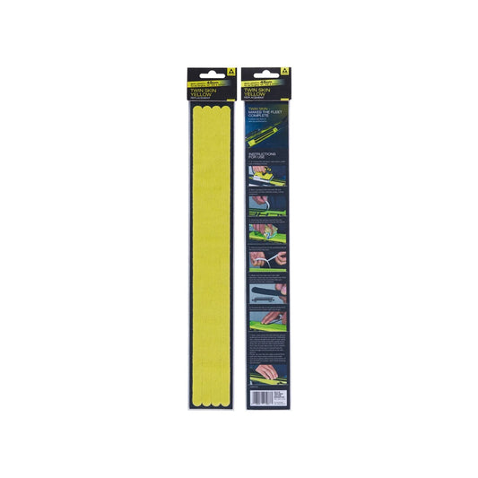 FISCHER Twin Skin Replacement Strips, Mohair Mix, Yellow - Nordic Skins