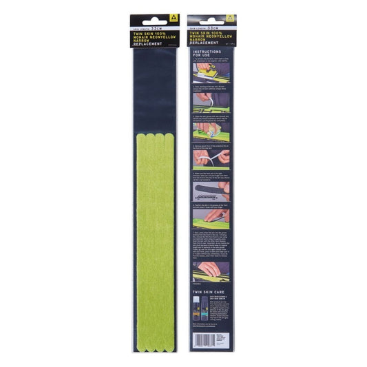 FISCHER Twin Skin 100% Mohair Narrow Neon Yellow - Nordic Skins