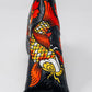 Koi Flow Blade Putter Cover featuring vibrant fire wave designs and a sleek fit for golf clubs.