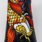 Koi Flow Blade Putter Cover featuring a vibrant fire waves design, crafted for protection and style.
