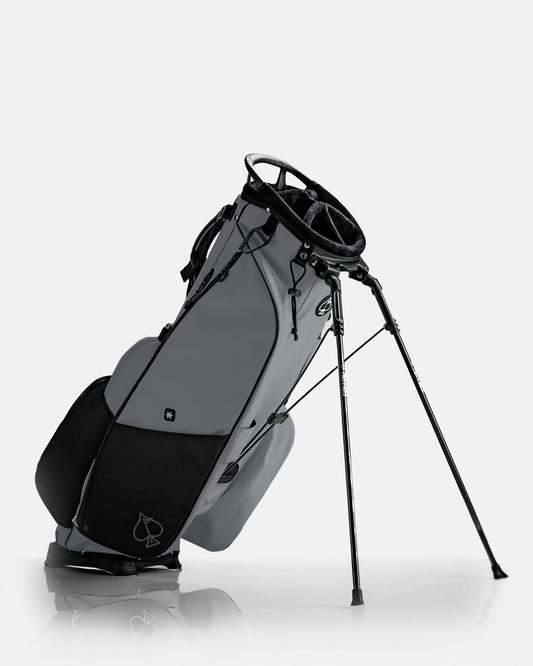 Alt text: Player Preferred™ Golf Bag in Flat Ash color, featuring multiple pockets and a durable design, perfect for golfers.