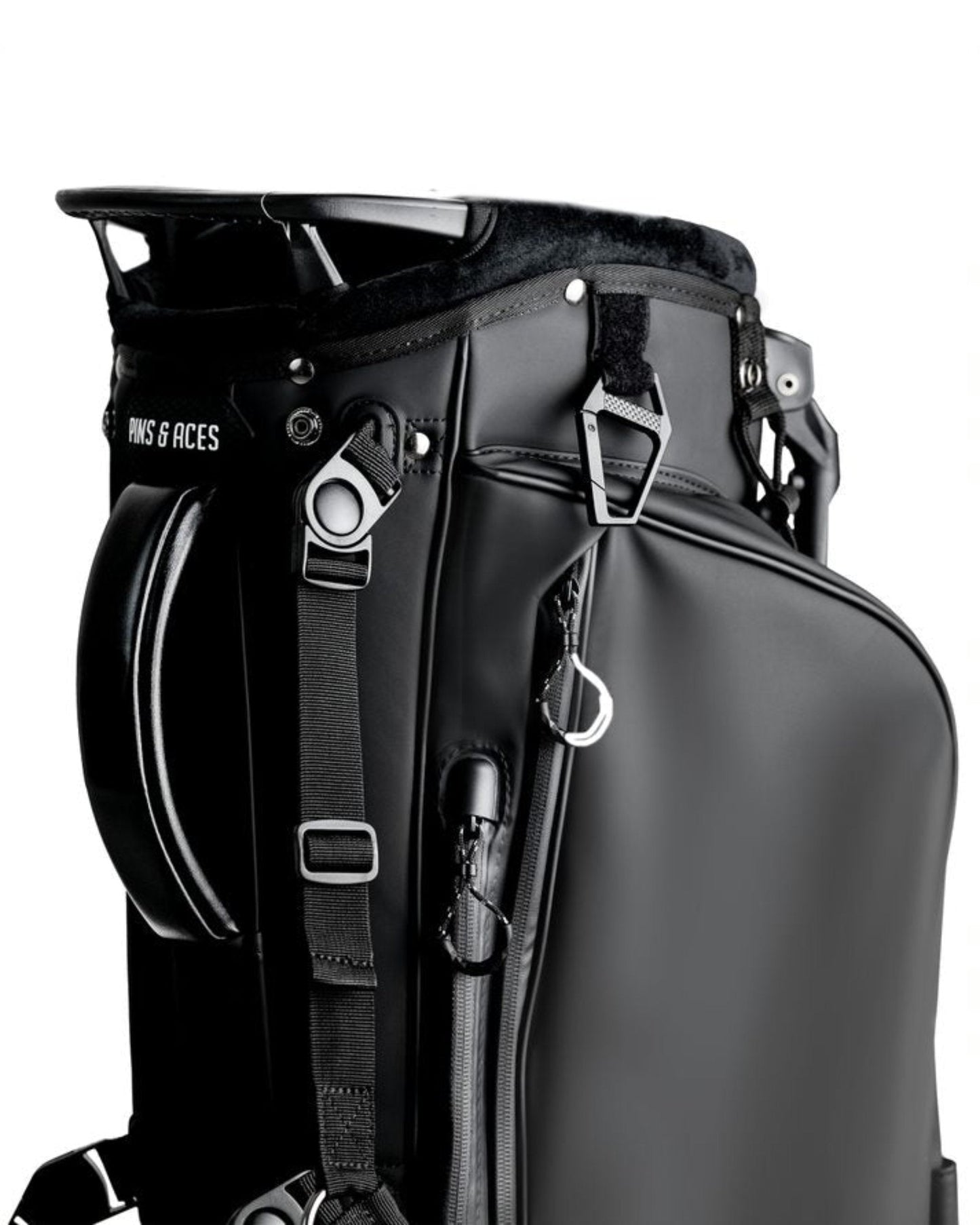 Player Preferred™ Golf Bag in Obsidian, featuring a sleek design, multiple pockets, and comfortable shoulder straps.
