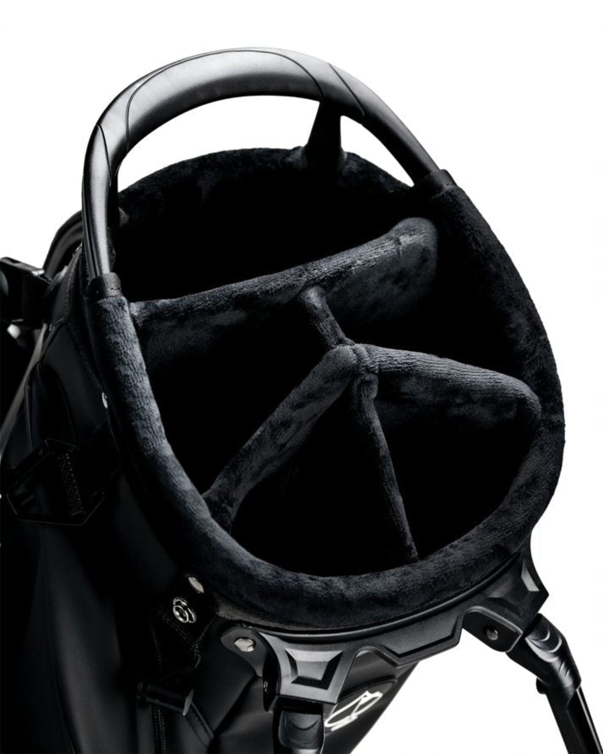 Player Preferred™ Golf Bag in Obsidian with multiple pockets and a sleek design.