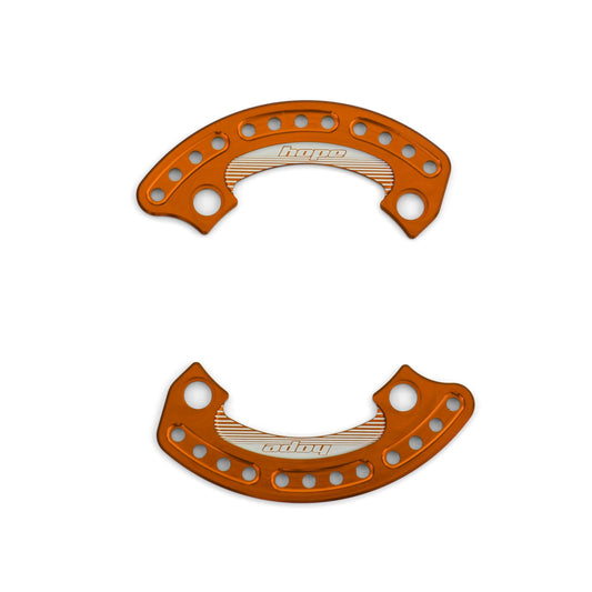 HOPE BASH GUARD 1/4 PLATE 104BCD 36T ORANGE PAIR