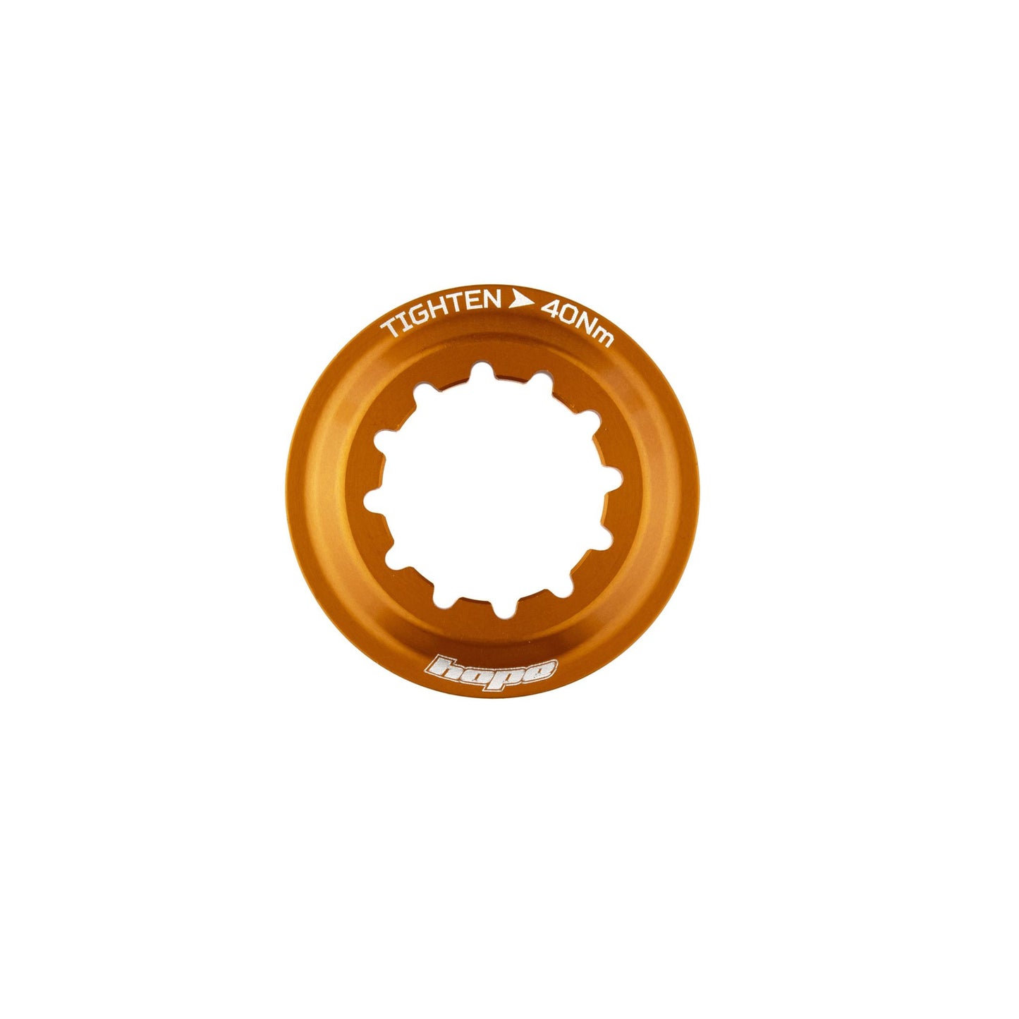 HOPE PART BRAKE CENTRE LOCK DISC CENTRE LOCKRING ORANGE