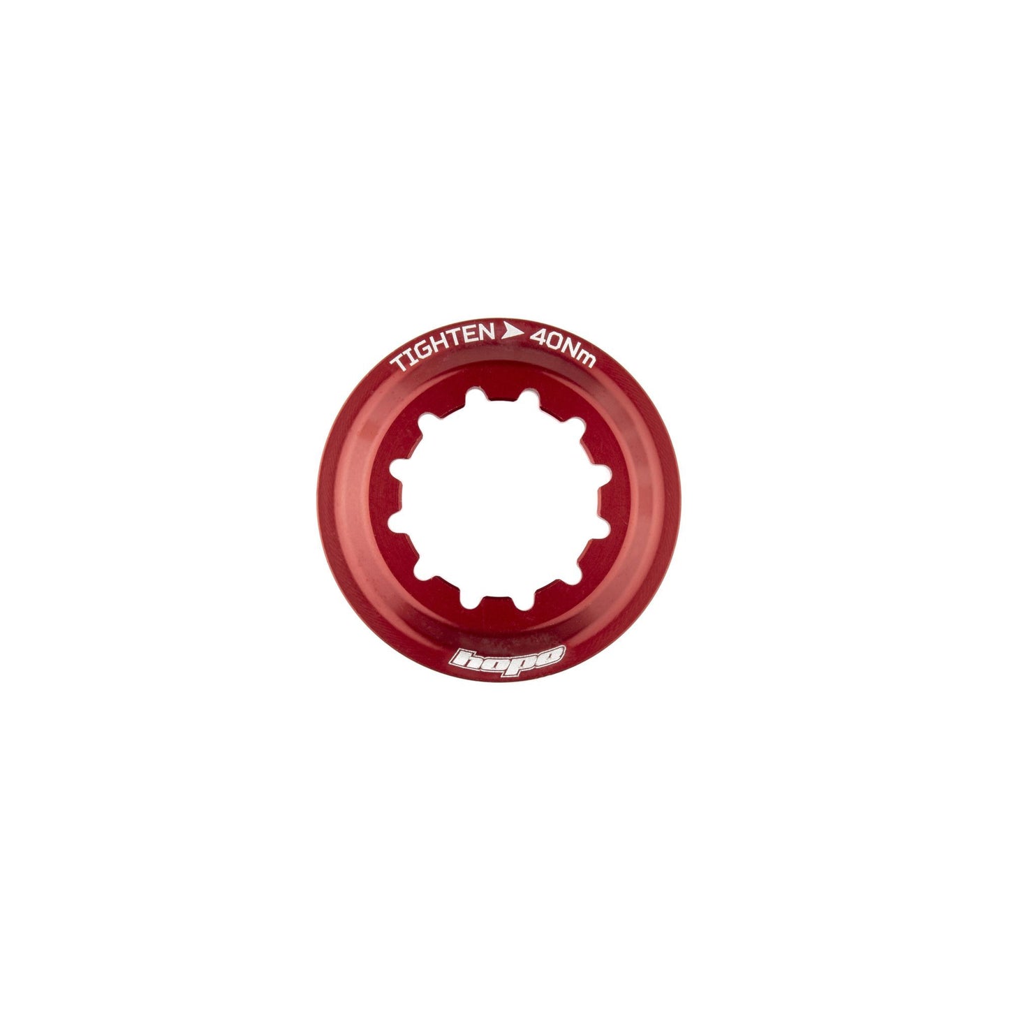 HOPE PART BRAKE CENTRE LOCK DISC CENTRE LOCKRING RED
