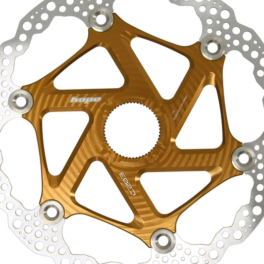 HOPE PART HOPE MTB CENTRE LOCK DISC - 203MM - BRONZE