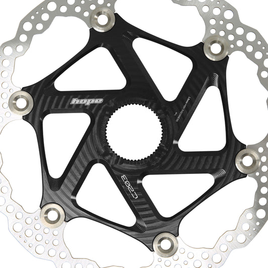 HOPE PART BRAKE MTB CENTRE LOCK DISC 203MM BLACK