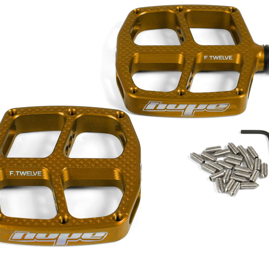 HOPE PEDAL KIDS F12 PEDALS - PAIR - BRONZE