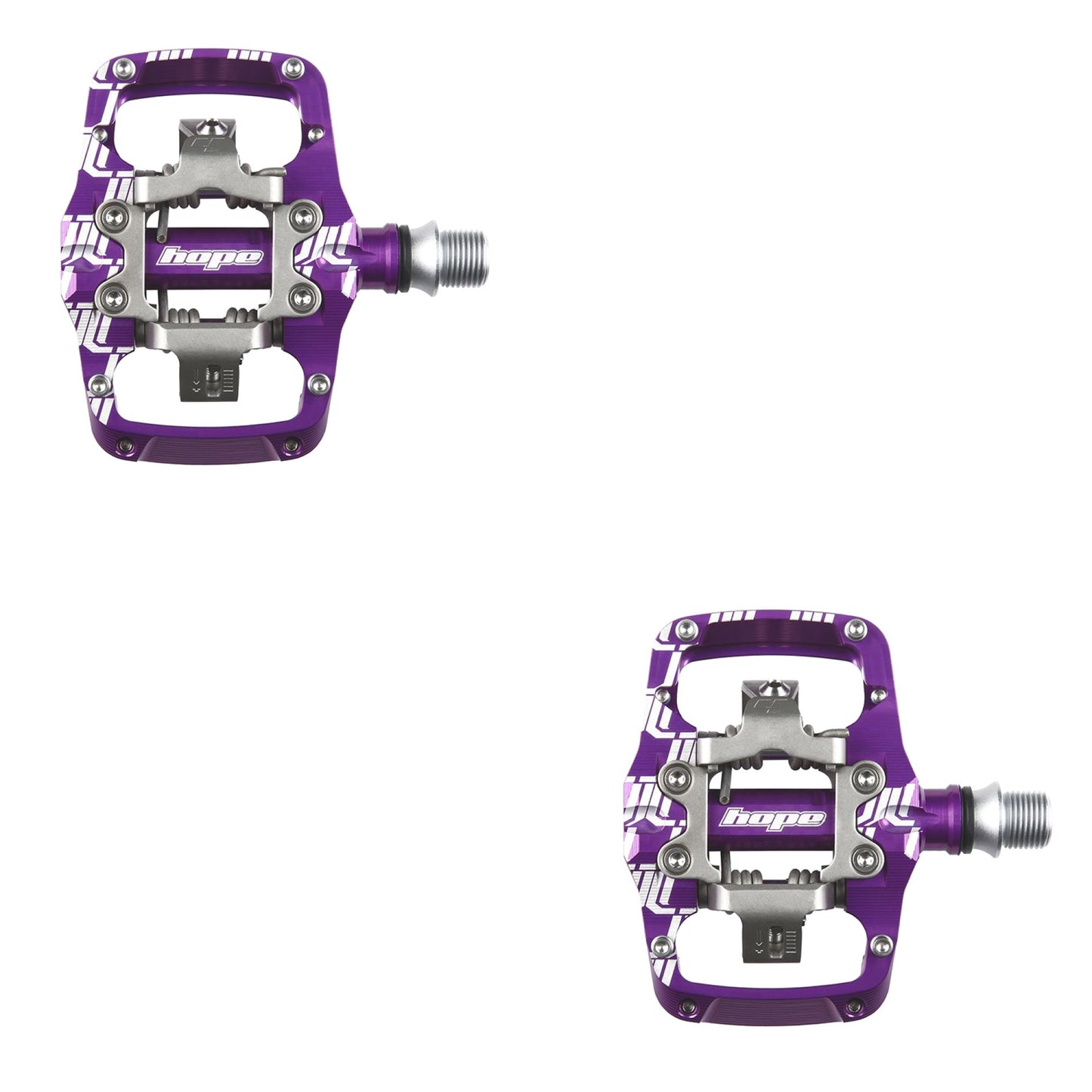 HOPE PEDAL CLIP UNION TRAIL PURPLE