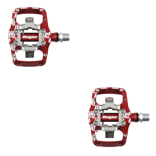 HOPE PEDAL CLIP UNION TRAIL RED