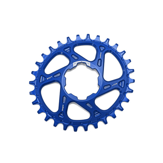 HOPE CHAIN RING RETAINER SPIDERLESS BOOST OVAL 30T BLUE