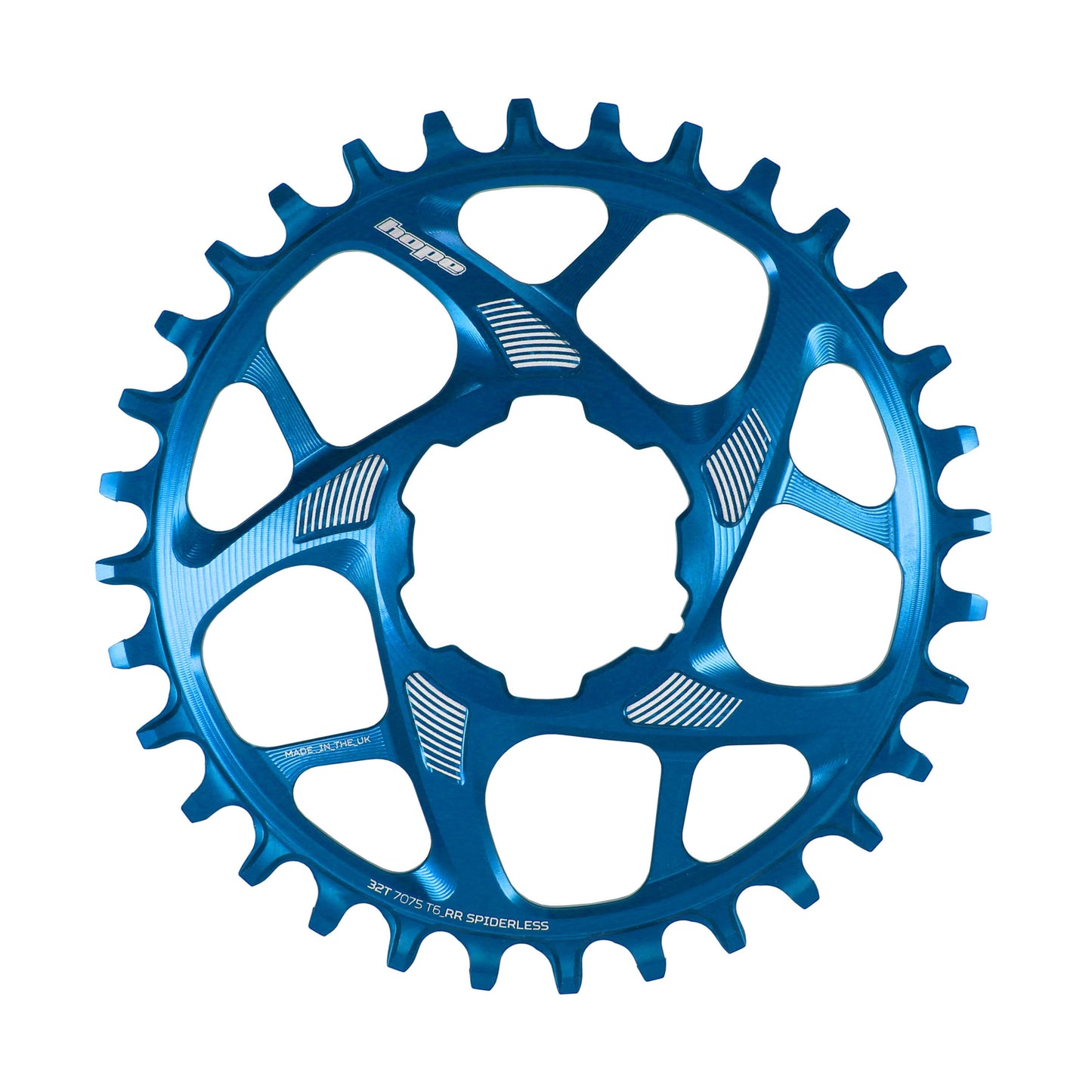 HOPE CHAIN RING SPIDERLESS 32T R22 BLUE