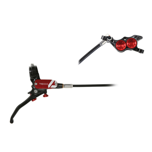 HOPE BRAKE TECH 4 E4 NO ROTOR BLACK/RED R/H