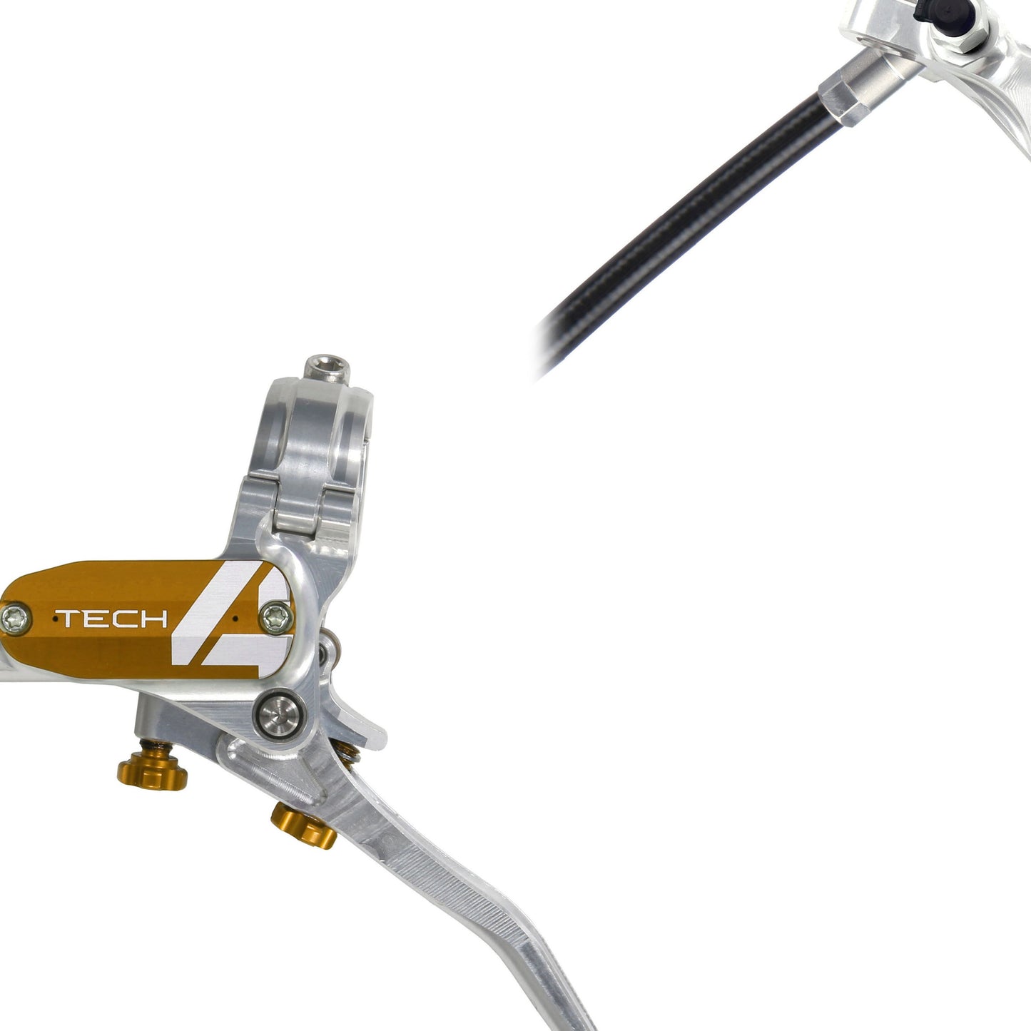 HOPE BRAKE TECH 4 E4 - NO ROTOR-SILVER/BRONZE - L/H