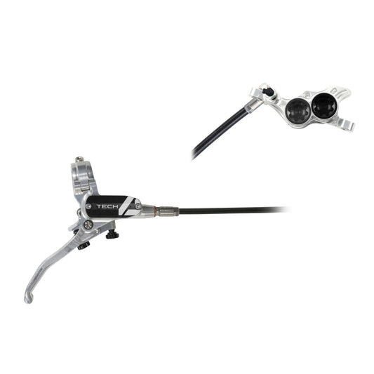 HOPE BRAKE TECH 4 E4 NO ROTOR SILVER/BLACK R/H