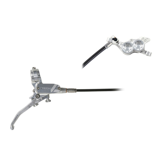 HOPE BRAKE TECH 4 E4 NO ROTOR SILVER/SILVER R/H