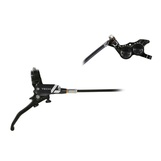 HOPE BRAKE TECH 4 V4 NO ROTOR BLACK/BLACK R/H