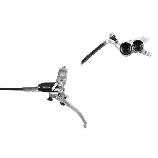 HOPE BRAKE TECH 4 V4 NO ROTOR SILVER/BLACK L/H