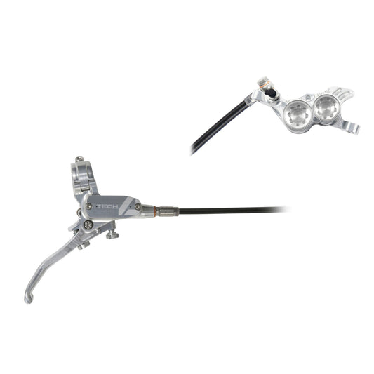 HOPE BRAKE TECH 4 V4 NO ROTOR SILVER/SILVER R/H