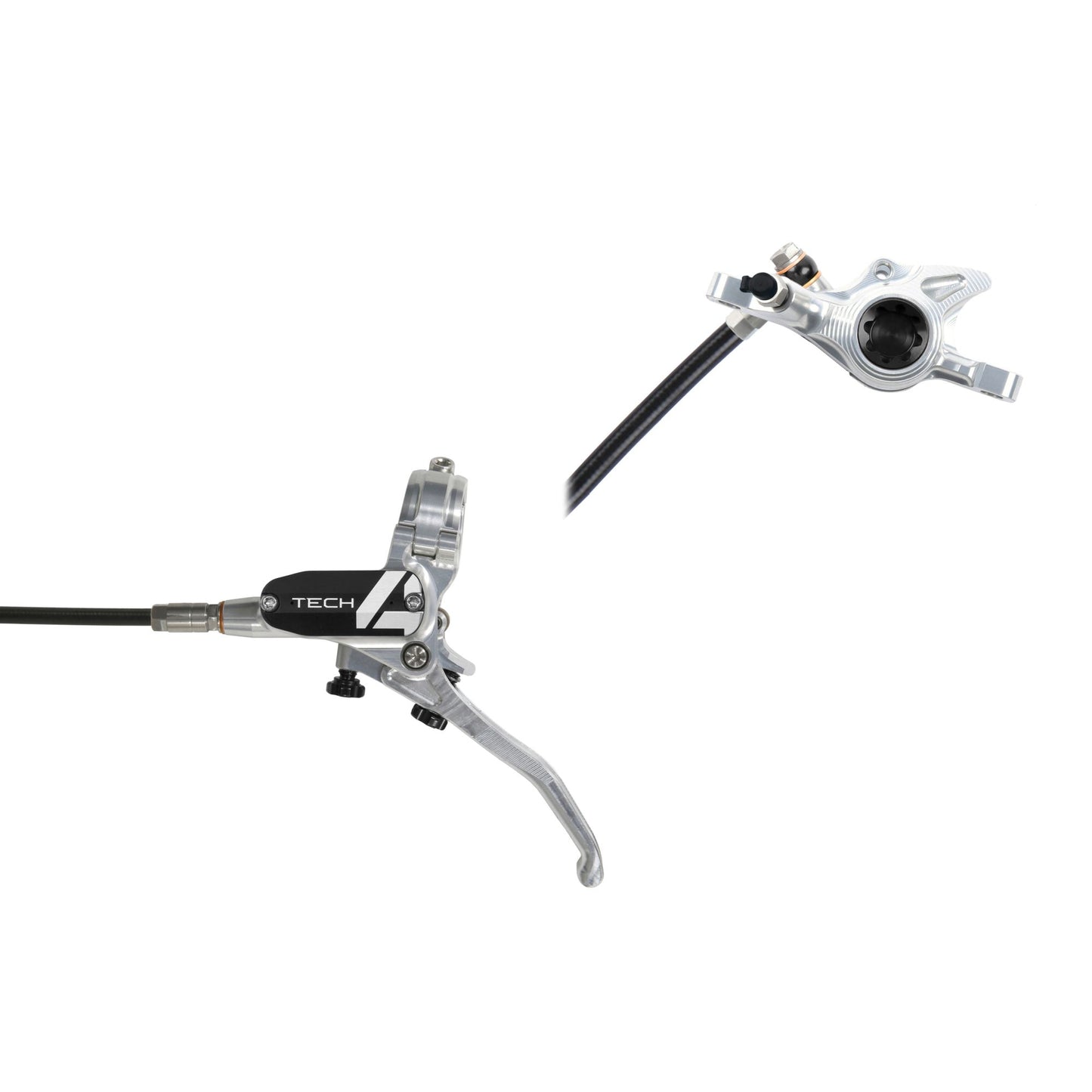 HOPE BRAKE TECH 4 X2 SANS ROTOR ARGENT/NOIR G/H