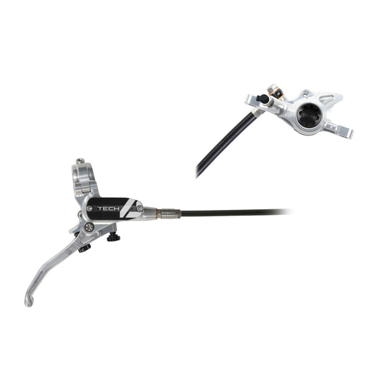 HOPE BRAKE TECH 4 X2 NO ROTOR SILVER/BLACK R/H