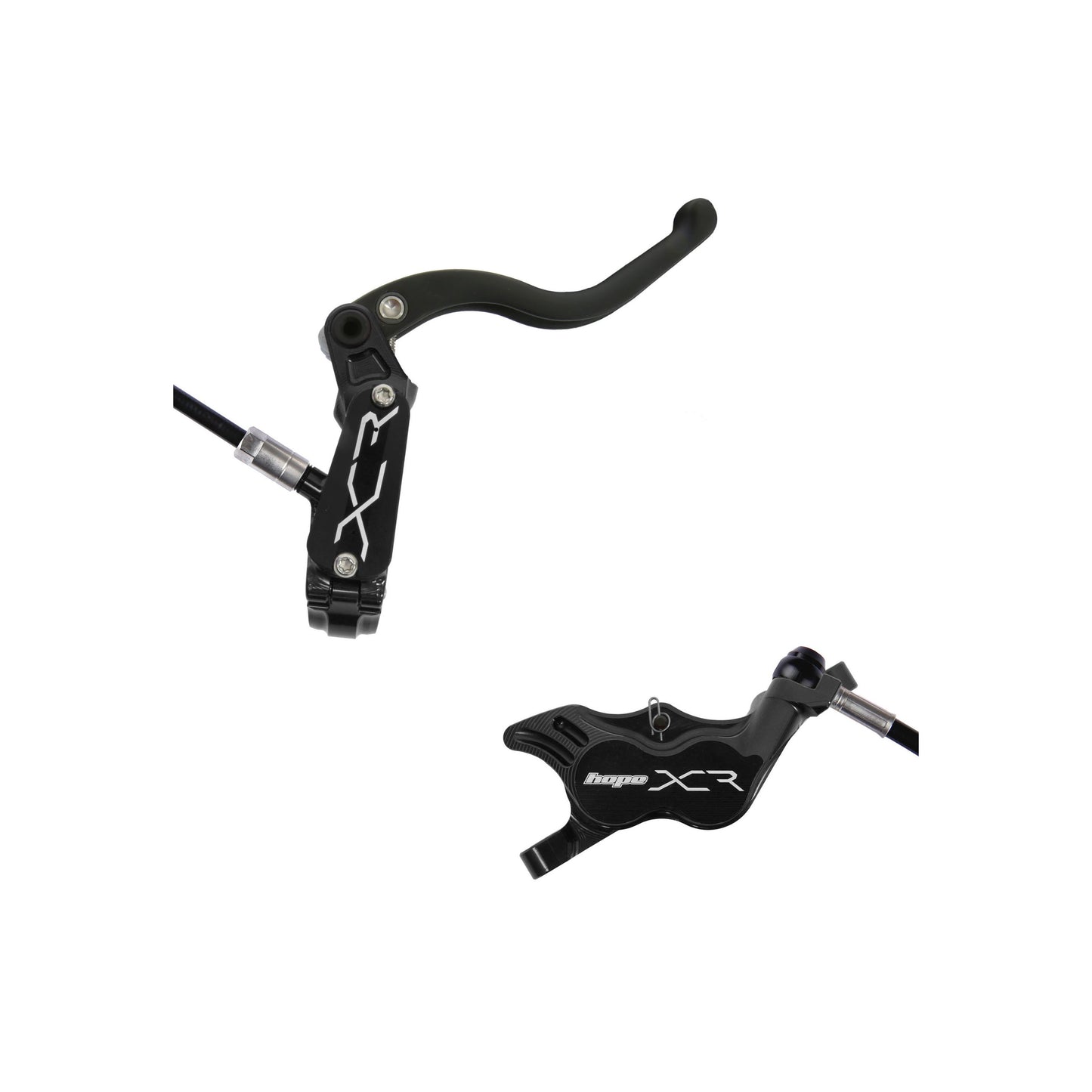 HOPE BRAKE XCR PRO E4 REAR - NO ROTOR - BLACK - RH