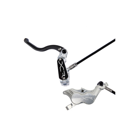 HOPE BRAKE XCR PRO E4 FRONT - NO ROTOR - SILVER - LH