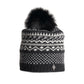 ROMY -P BEANIE W FUR POM