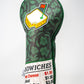 Augusta '25 Driver Cover featuring a classic green design with embroidered logo and soft fabric for golf club protection.