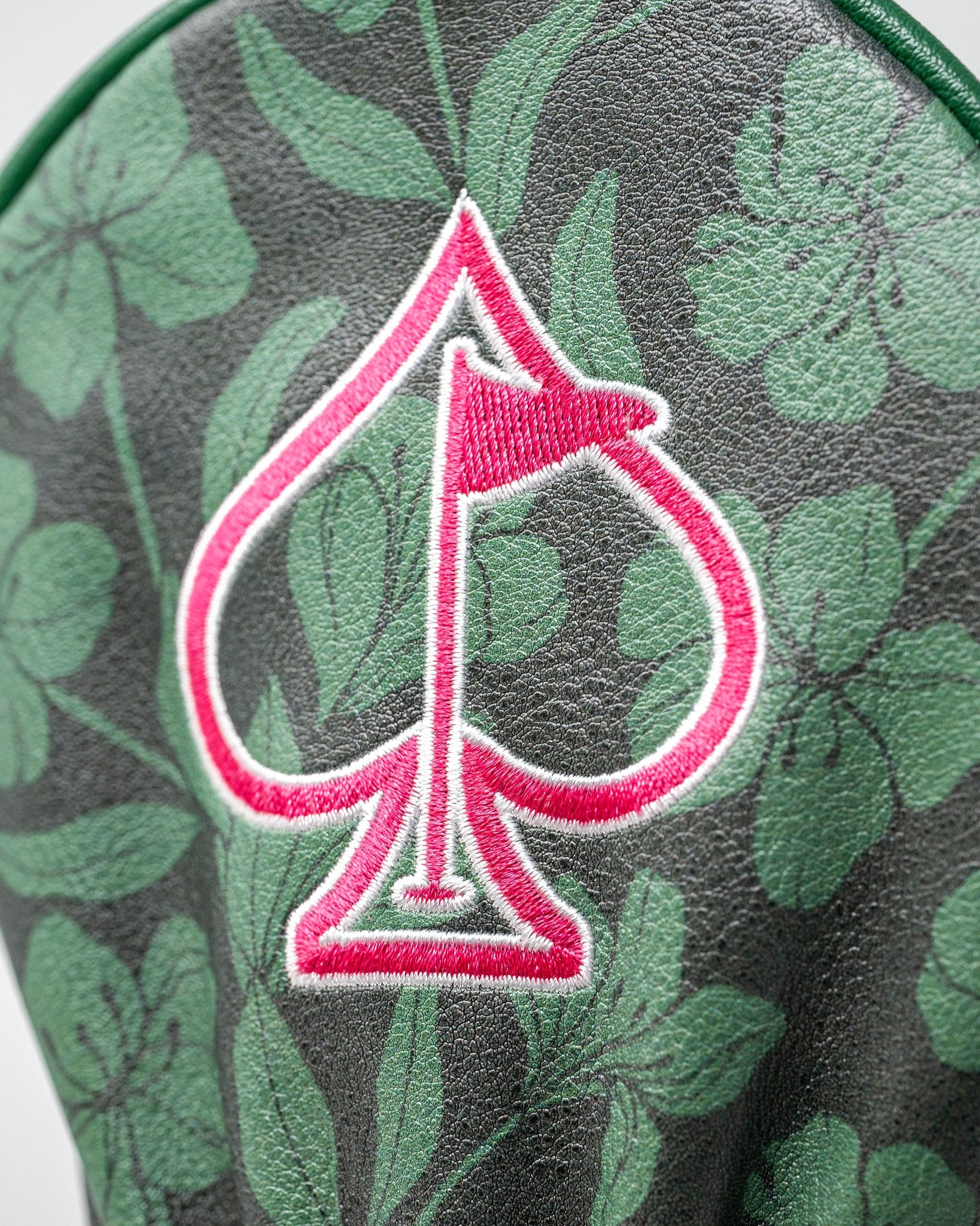 Hibiscus Bloom Fairway Cover featuring vibrant floral design and soft materials, ideal for protecting golf clubs.